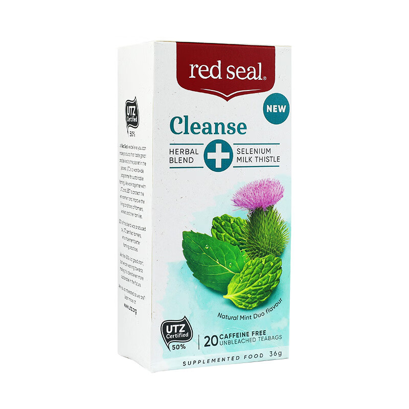 RedSeal红印新西兰奶蓟草薄荷水果茶花茶果茶价格走势及用户评价