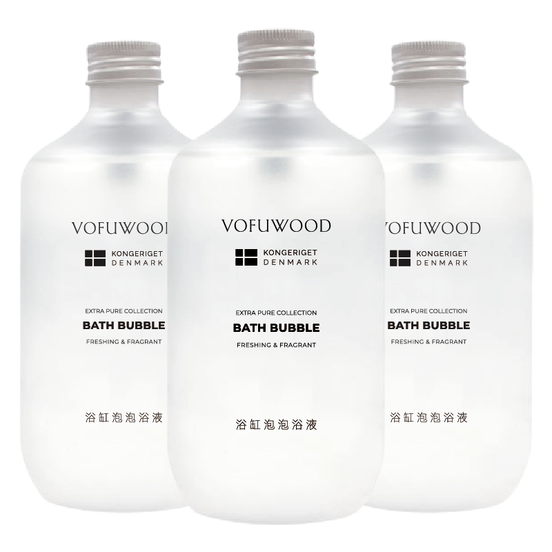 沃夫伍德(VOFUWOOD)浴缸专用泡泡浴液 超多泡泡沐浴液儿童成人浴盆浴盐球泡澡入浴剂 500ml氨基酸泡泡浴 1瓶