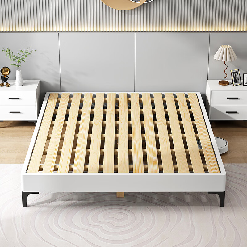 木兰旅酒店无床头实木床架子排骨架床1121351518可 1000mm*1900mm