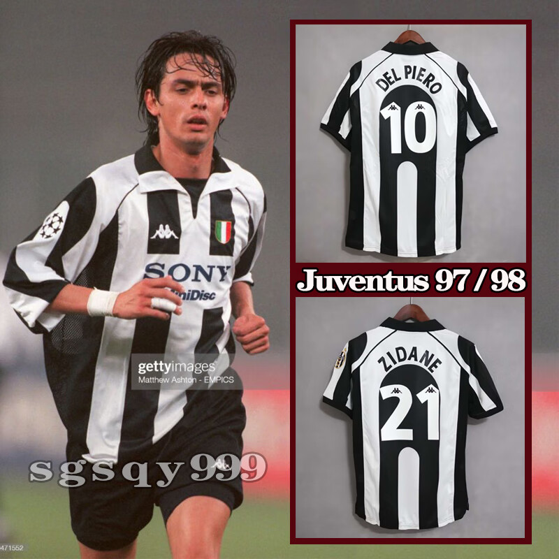 10号皮耶罗21号齐达内长袖复古球衣 短袖上衣:空白款 不印名字/号码 s