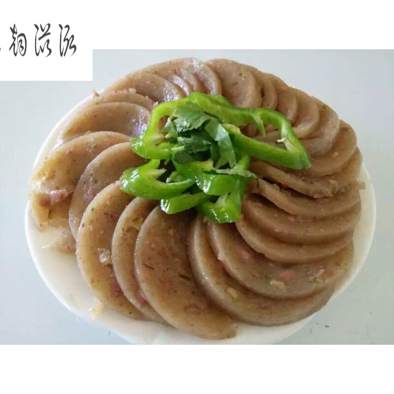 虎钢馋河北保定特产漕河驴肉焖子火烧香油闷子500g现做驴肉闷子1个装
