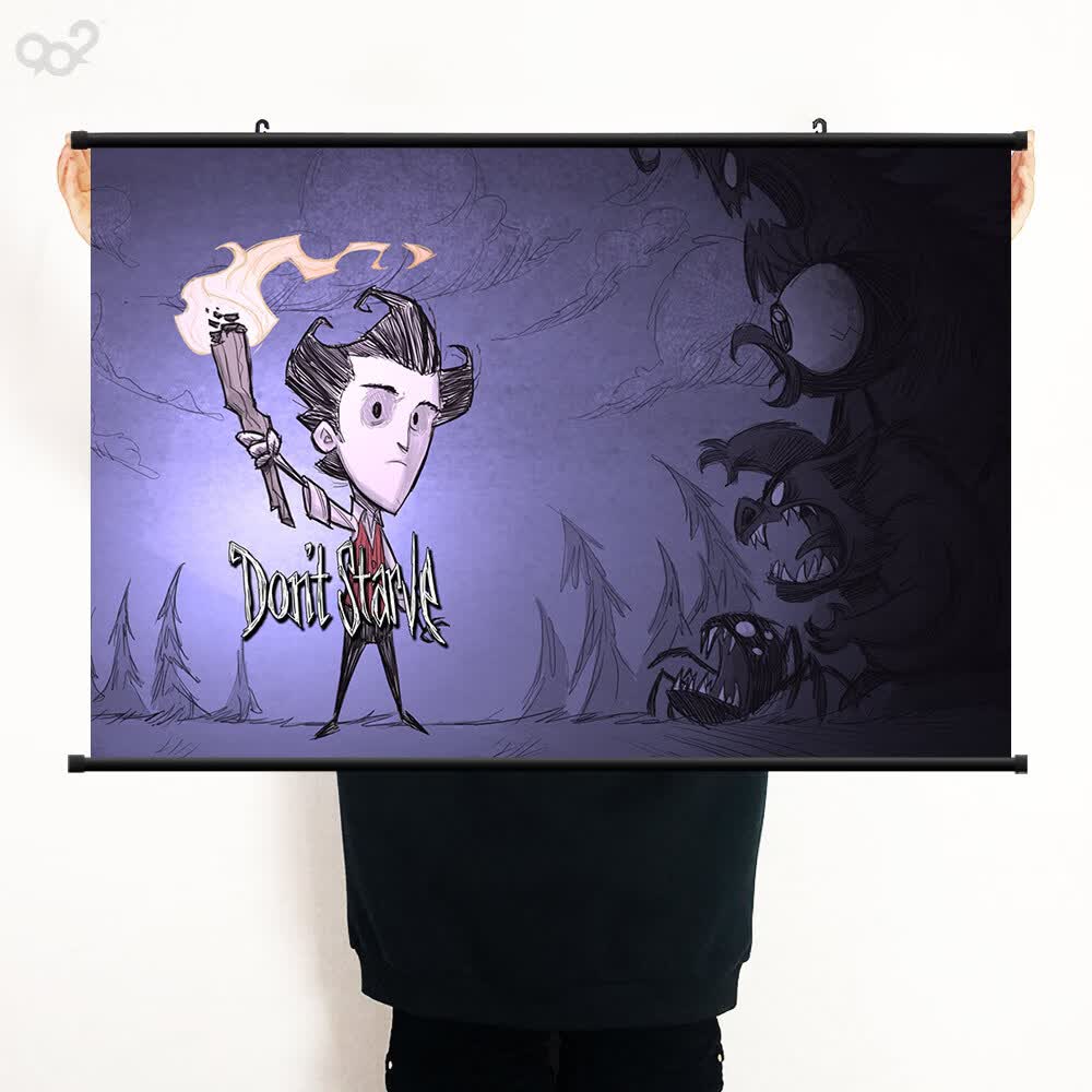 凯史饥荒玩偶游戏周边海报 动漫二次元定制挂画画报 寝室宿舍卧室墙画