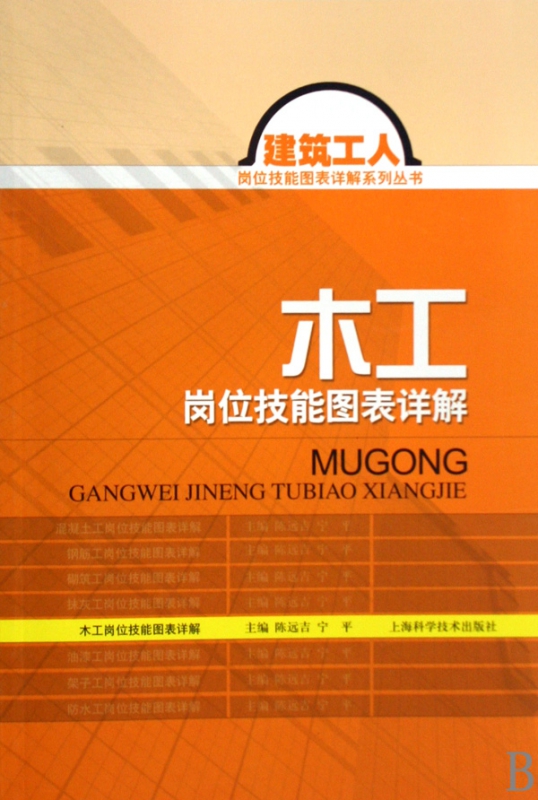 木工岗位技能图表详解/建筑工人岗位技能图表详解系列丛书