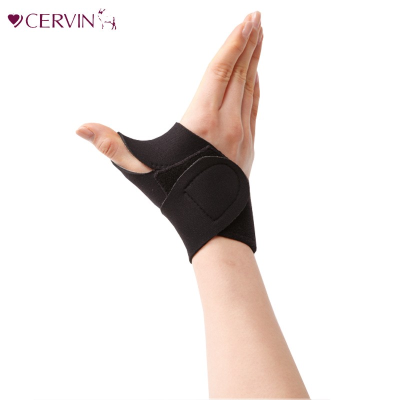 鼠标手 手部受伤者键盘手妈妈手虎口固定带腱鞘炎护理护具 黑色 护具 