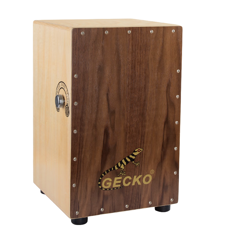 GECKO卡洪鼓 卡宏鼓 弗拉門戈鼓手鼓方形箱鼓坐鼓樂器 打擊木箱 手拍木箱鼓 CL50 原木色（軍鼓響弦）