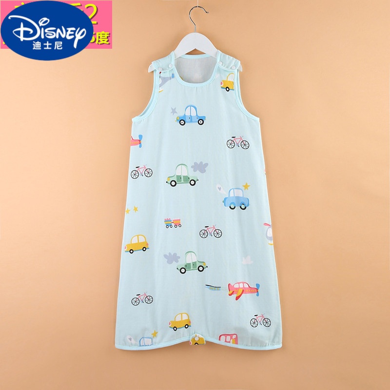 款婴儿防踢被纯棉纱布宝宝背心空调房睡衣中大童 汽车飞机【前4后2】