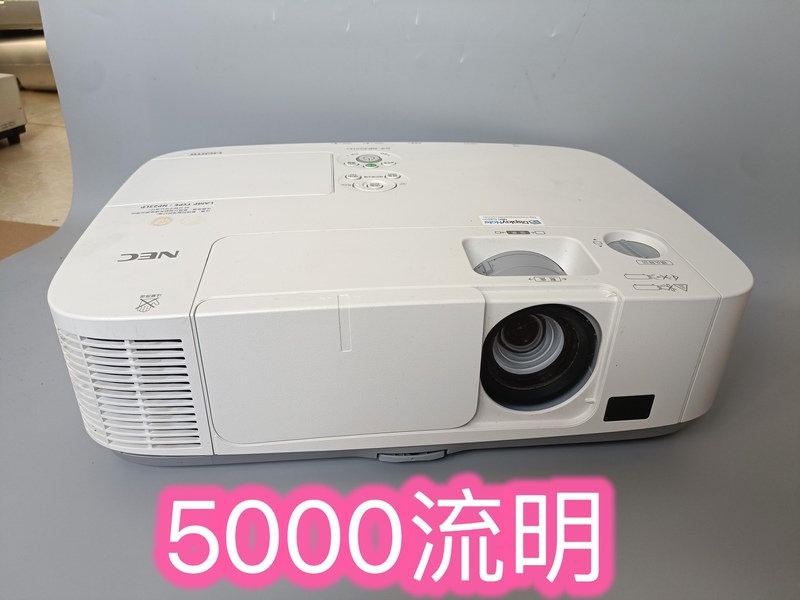二手NEC投影仪PE501X+无线5000流明1080p家用高清办公教育投影机 95成新