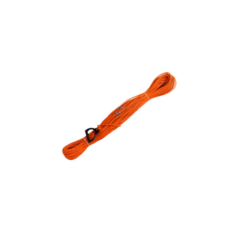 toolking 测量绳尼龙钢丝工程桩基量地测距绳尺林业测绳 50米普通款测量绳