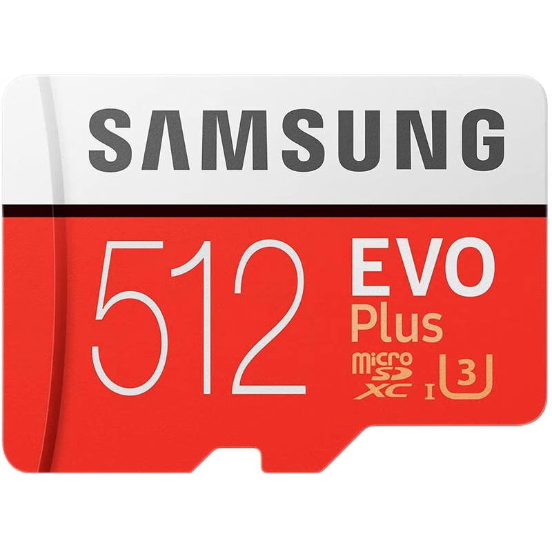 三星（SAMSUNG）EVO Plus Micro SDXC 512GB存储卡 带适配器