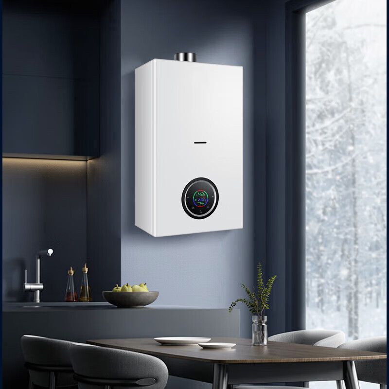 樱花雪白色家用壁挂炉 板换式燃气变频恒温采暖锅炉地暖省气洗浴两用20KW供暖面积120㎡ 天然气L1PB20-R