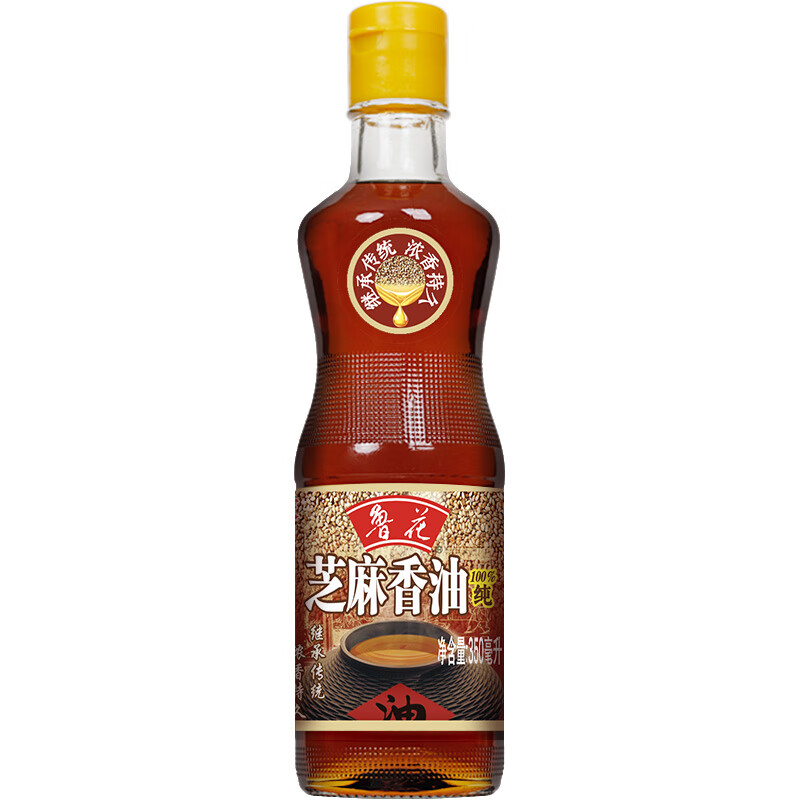 鲁花 芝麻香油 粮油调味 食用油 350ml