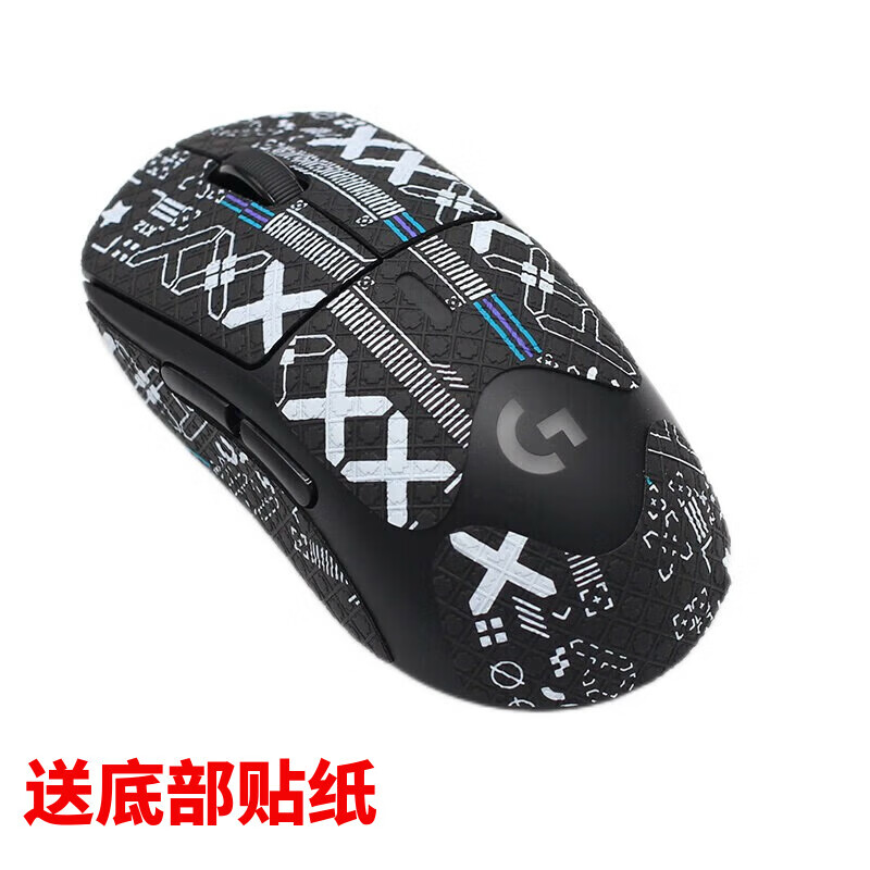 南笙艺 防滑贴 罗 适用 GPW GPX 一代 GPW二代 GPROX狗屁王无线鼠标防滑贴纸膜防汗技 全包款 彩绘 黑XX 二代GPW属于什么档次？