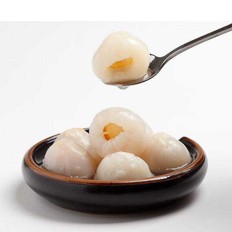 虎钢馋【1罐567g】糖水荔枝罐头567g 荔枝果肉颗粒新鲜水果罐头