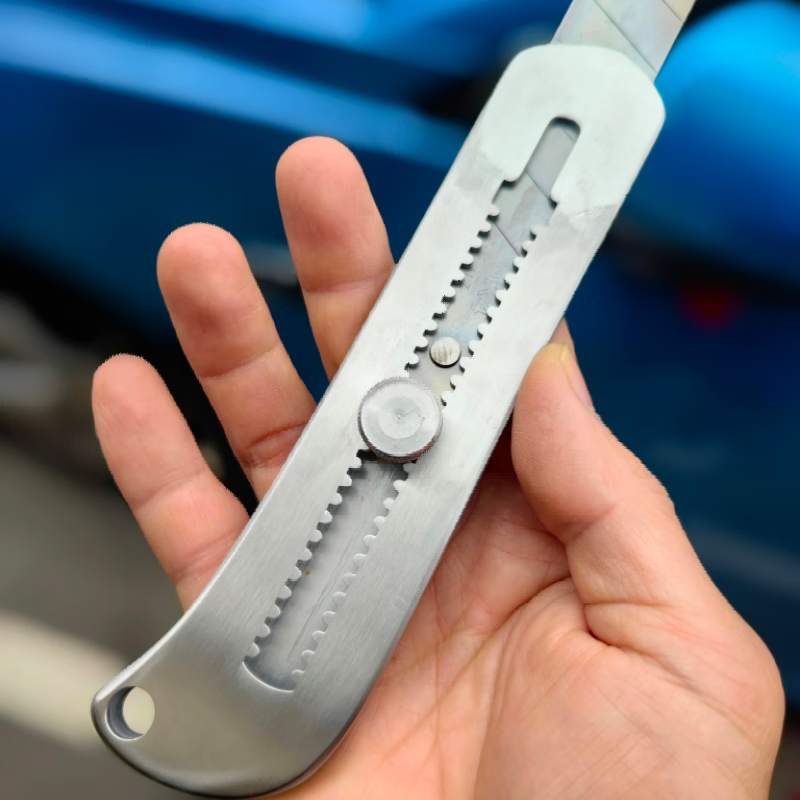 良汇25mm大刀片不锈钢美工刀重型墙纸刀壁纸刀美缝木工促销