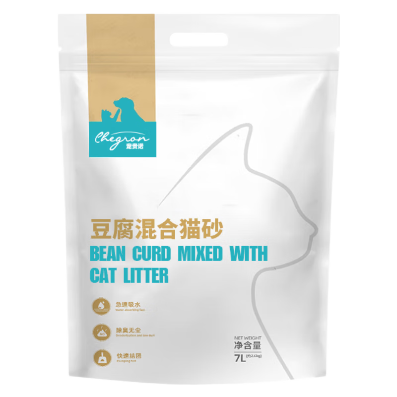 宠贵诺混合猫砂：除臭、结团两不误|怎么看京东猫砂商品的历史价格