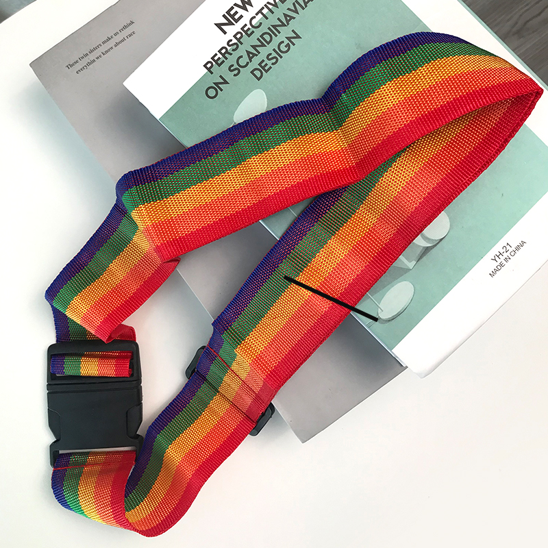 行李带 旅行箱子捆绑绳 托运加固定绑带子 彩色打包带 彩色打包带