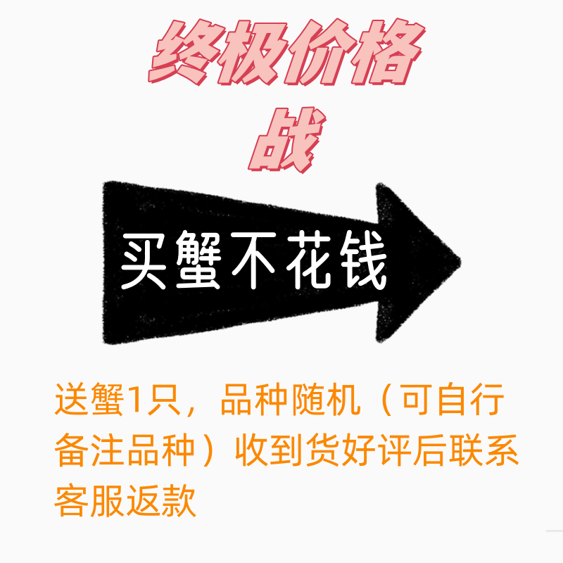 新手好养进口活体观赏蟹草莓里拉灰白 不花钱 蟹1只【品种自行备注】