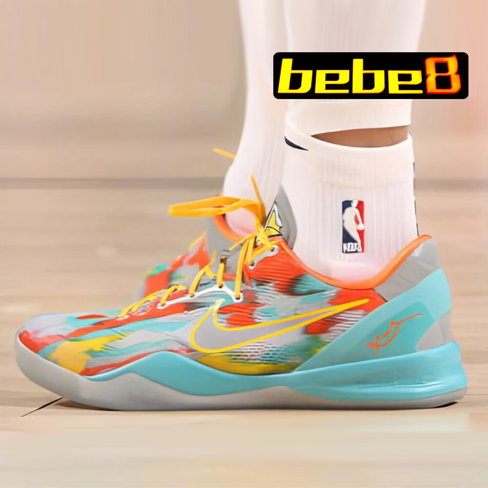耐克（NIKE） Kobe 8 Protro 科比8代 ZK8 减震实战男女同款低帮篮球鞋 威尼斯海滩FQ3548-001 40.5