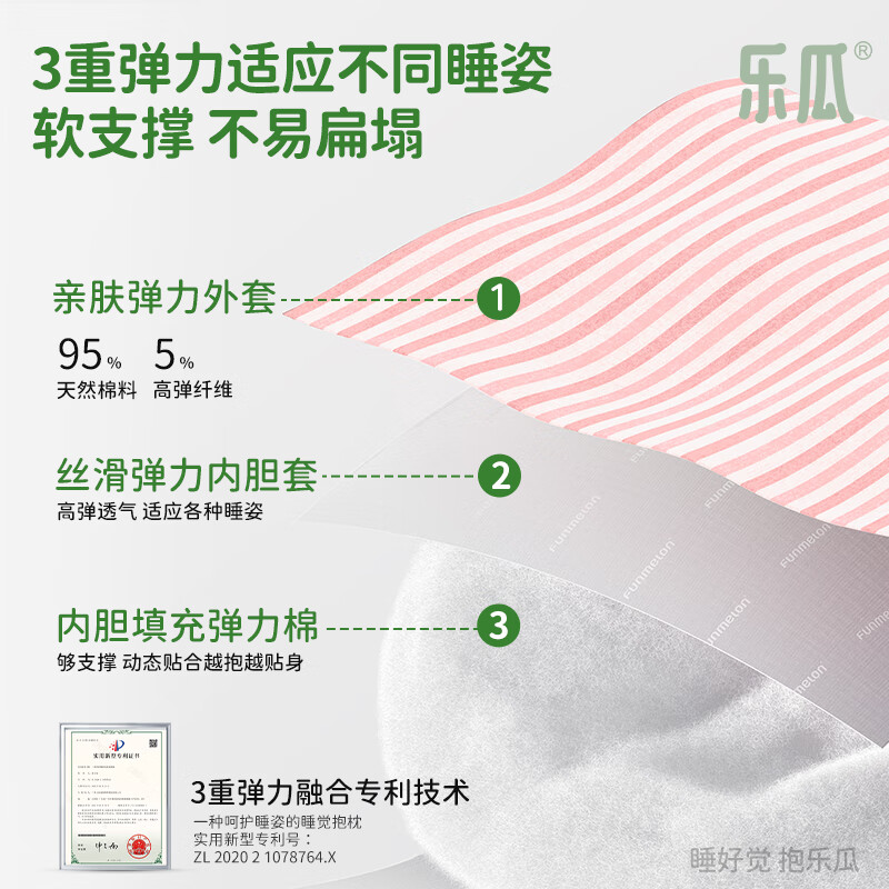 乐瓜 睡觉抱枕玩偶公仔微笑兔子长条靠枕床头靠垫腰靠床上等身靠垫 微笑兔婴儿棉加大