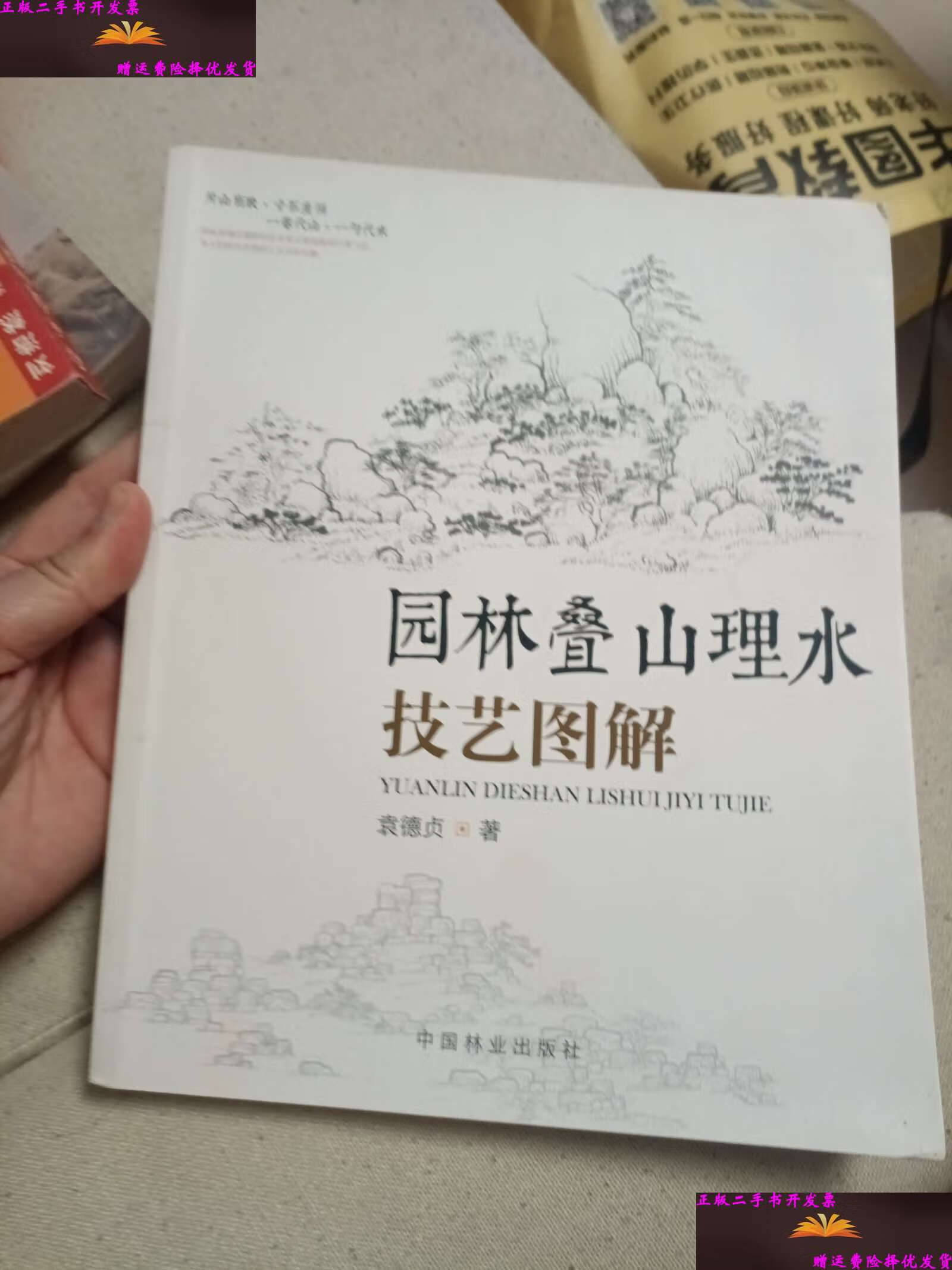 【二手9成新】园林叠山理水技艺图解 /袁德贞 中国林业
