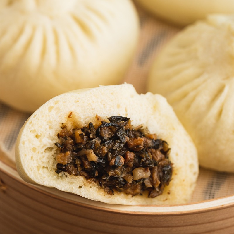 五亭 【50g*6只】 扬州特产速冻包子多口味鲜肉包方便速食早餐半成品