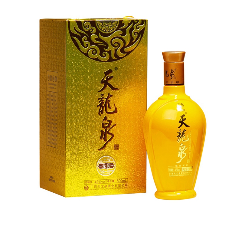 天龙泉广西名酒42度龙韵品鉴酒礼盒装 500ml