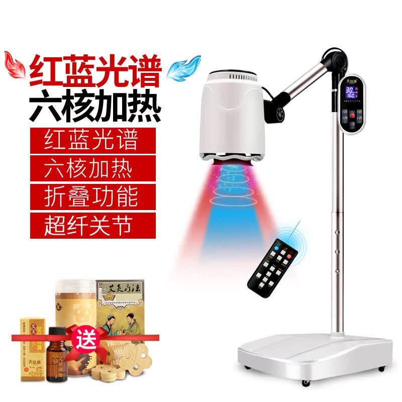艾灸家用仪器美容院专用家庭式全身盒随身灸熏蒸理疗艾炙仪 新三代象牙白