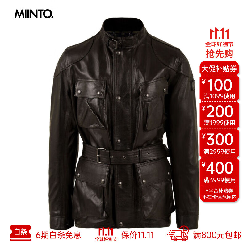 belstaff 男士 夹克 黑色 48 eu