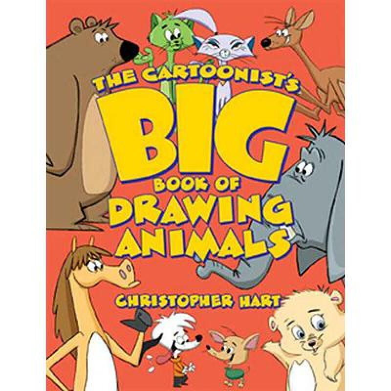 预订 the cartoonist"s big book of drawing animals 英文原版