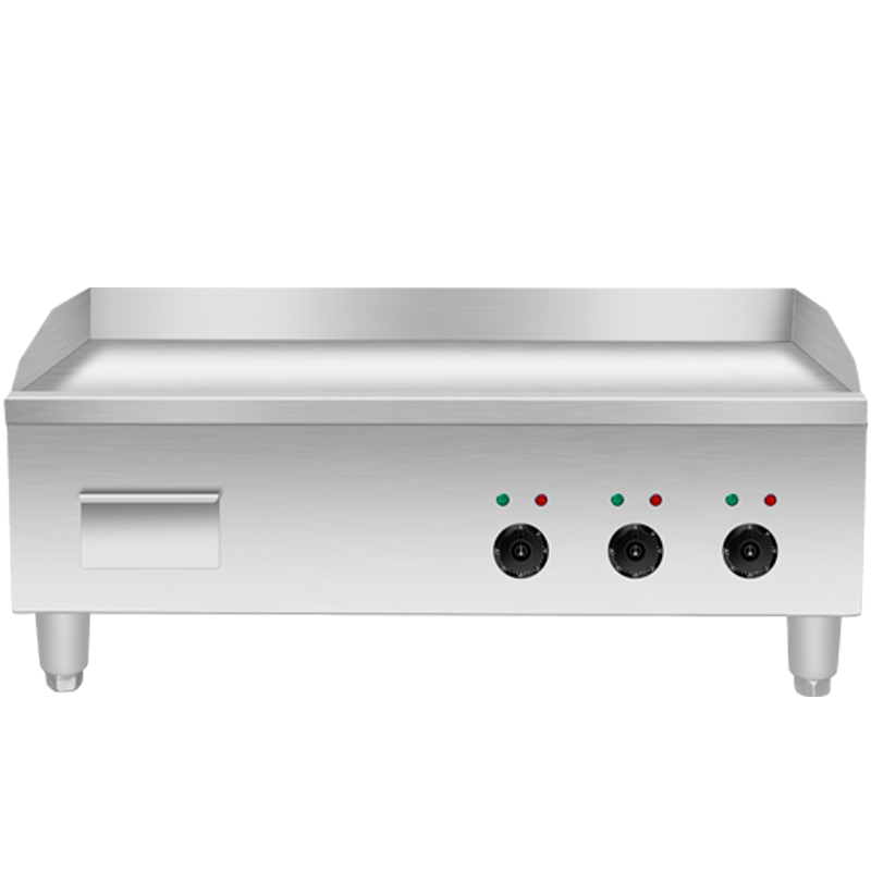松季（SONGJI）扒爐商用電熱手抓餅機器煎烤魷魚鴨腸鐵板燒 836丨扒板90*49CM丨電熱三控