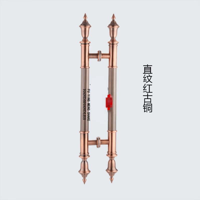 欧式 仿古豪华酒店大门木门古铜不锈钢 门大门 红古铜 直径38/总长600