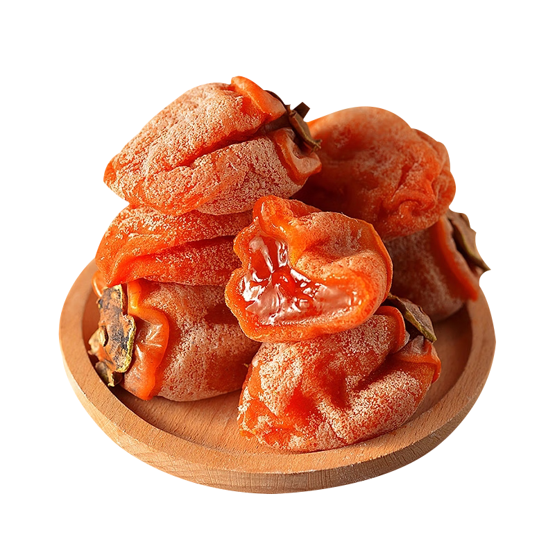 京鲜生【年货礼盒】陕西富平流心柿饼 2斤礼盒 单果35g+  源头直发包邮