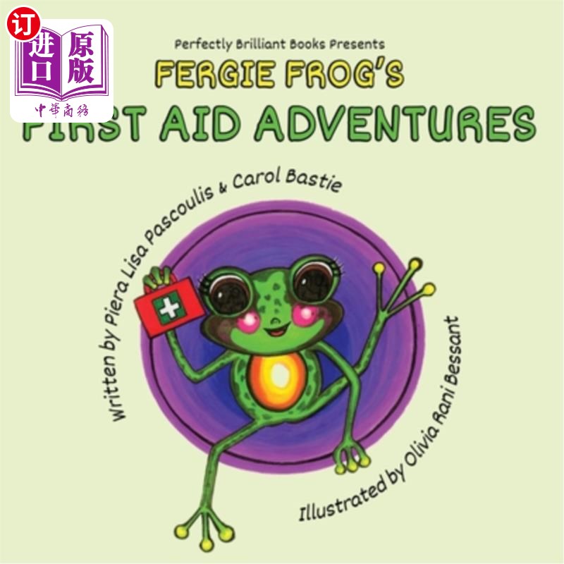 海外直订fergie frogs first aid adventures 菲姬·青蛙的急救冒险