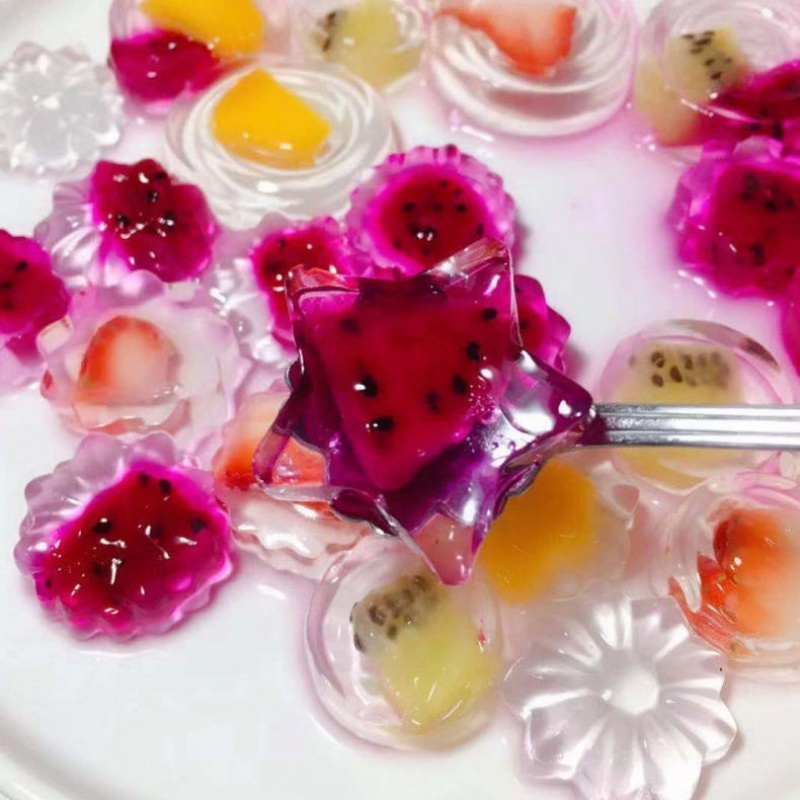 得人如魚(derenruyu)白凉粉食用果冻家用儿童布丁粉果冻粉自制甜品