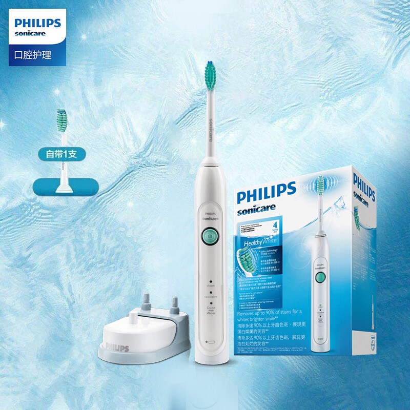 飞利浦(PHILIPS) 电动牙刷 成人声波震动牙刷(自带刷头*1) HX6730/02