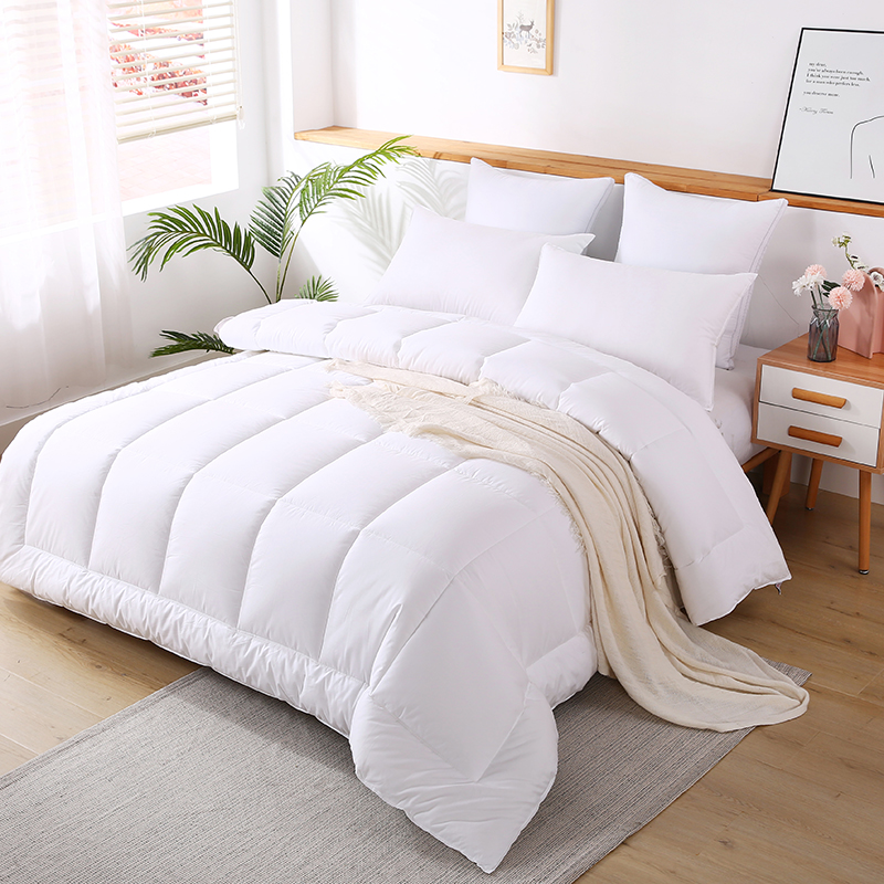 文英文  加厚保暖纯棉四季被子被芯冬季被太空被酒店宿舍冬被春秋被