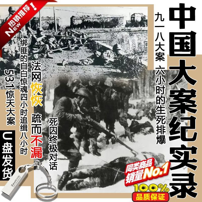 雅漫林纪录片u盘中国大案纪实64g西部重案要案侦破8090年代视频优盘