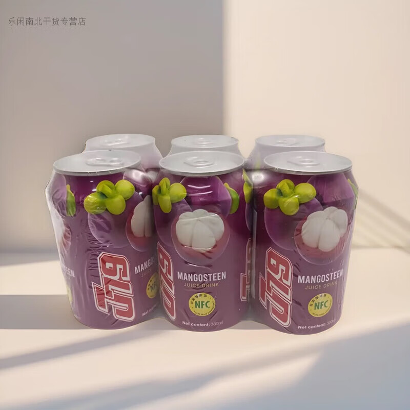 承吉祥越南山竹汁口味饮料J79原装进口特产风味330ml好喝罐装特产 山竹汁 3罐