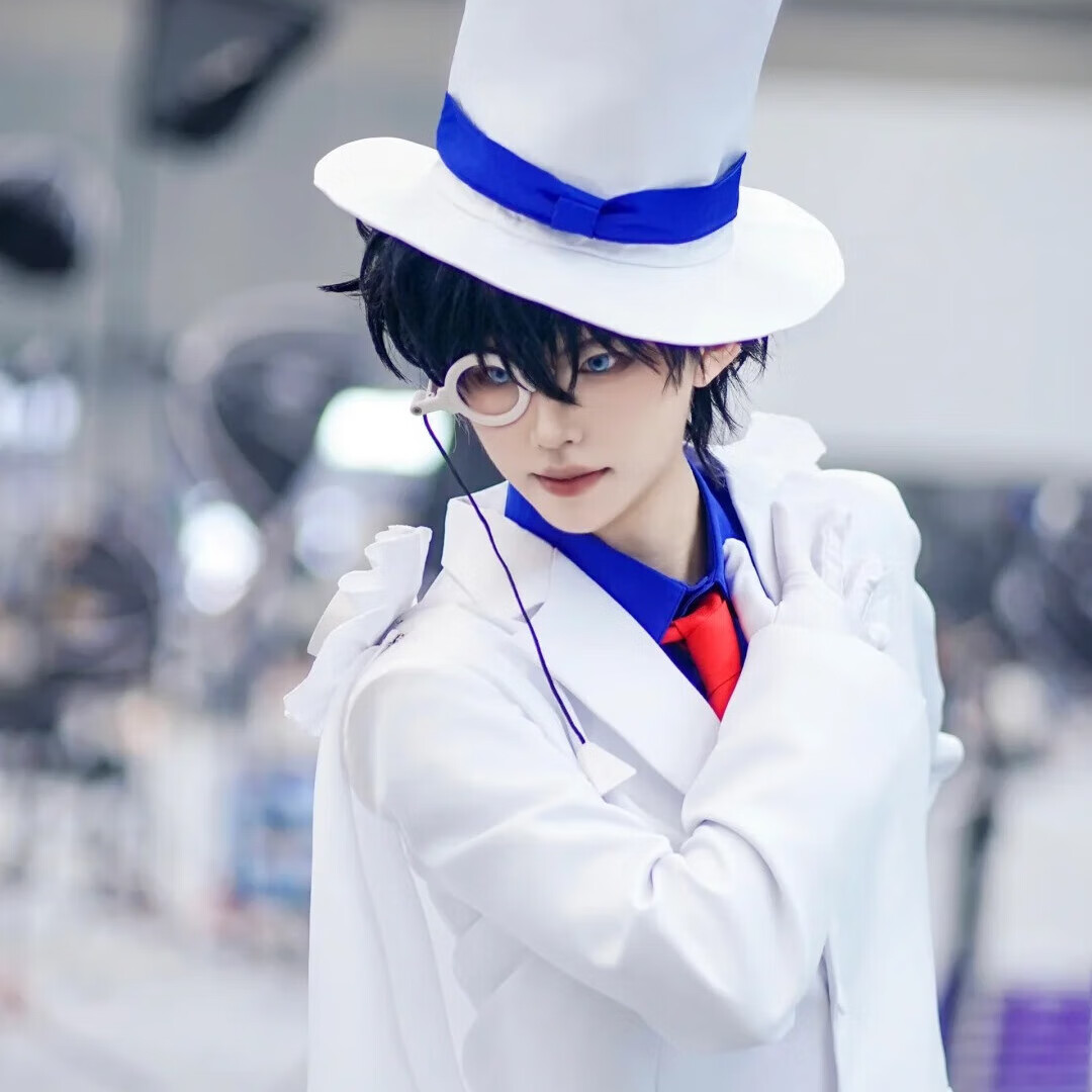 益而思怪盗基德cos服全套 二次元动漫电影名侦cosplay动漫卡通周边服