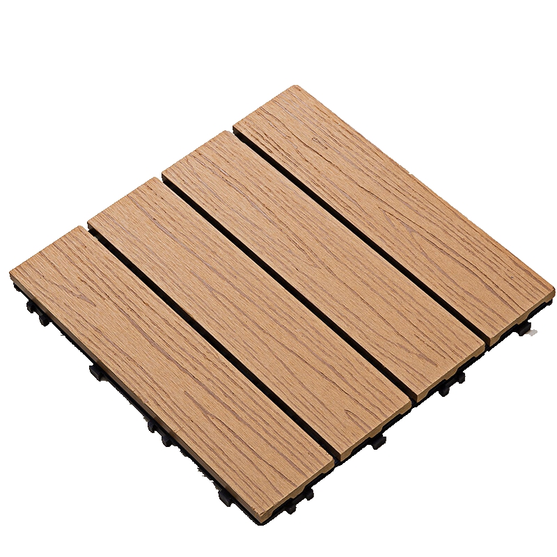 自铺露天花园阳台户外庭院园林木地板 直条黄花木纹  单片价格