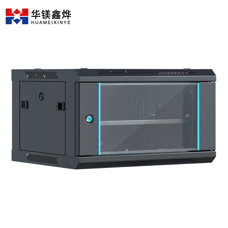 华镁鑫烨 壁挂式网络小机柜路由器交换机墙柜家用弱电小型监控机箱