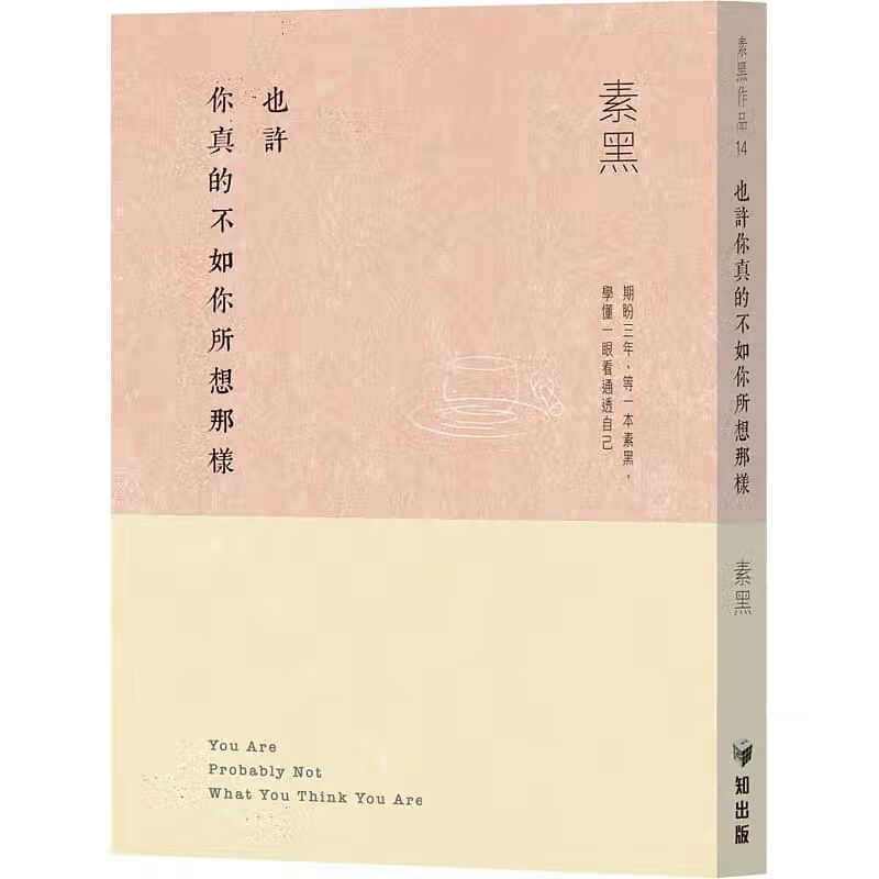 QH预售 也许你真的不如你所想那样 台版原版 素黑 知出版社 心灵励志 香港原版ndd