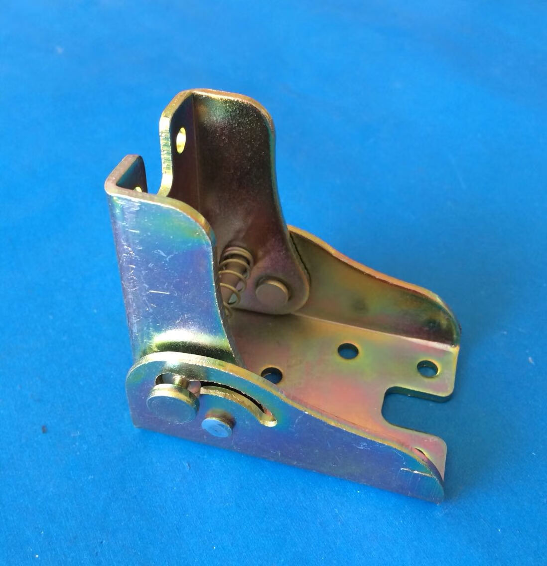 花悠 折叠器 桌腿折叠五金配件90度 折叠铰链90度自锁家具连接件折叠