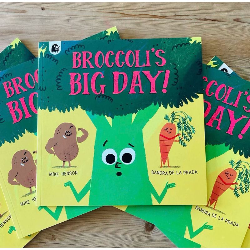 英文版 broccolis big day 西兰花的大日子 儿童英文平装绘本