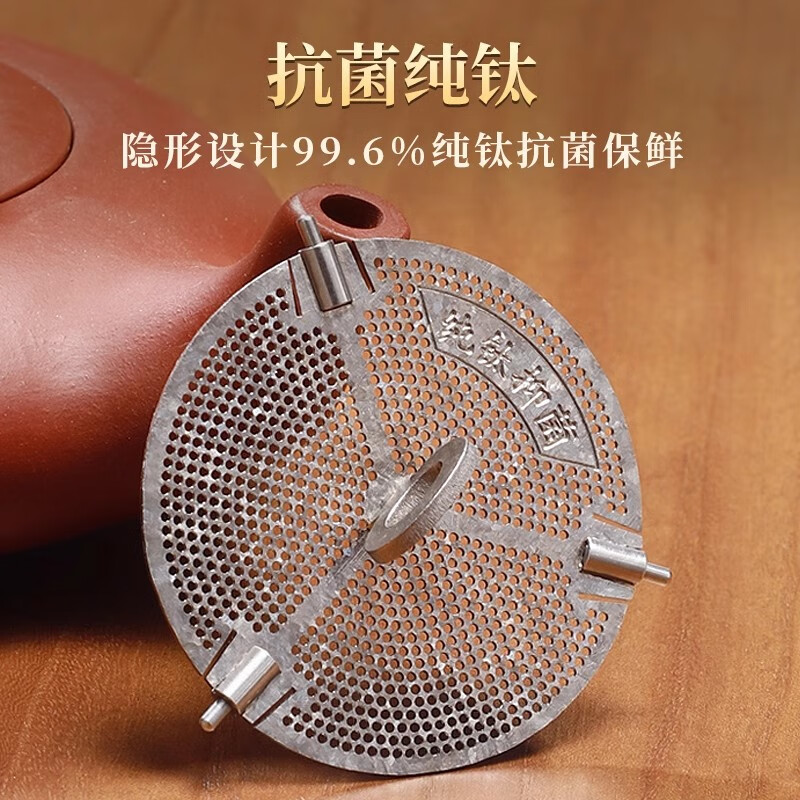 格亚（GEYA）玻璃杯茶杯双层隔热水杯男士玻璃泡茶杯高档水晶级办公室商务杯子 纯钛抑菌款380ml 高档礼盒装