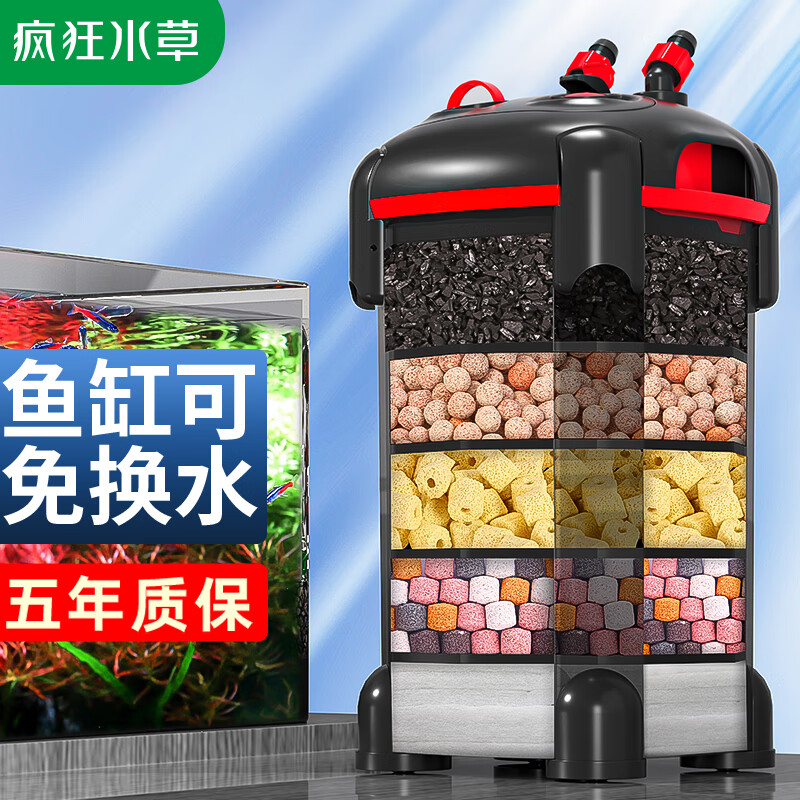 入手评测对比疯狂水草CJ-1100鱼缸水泵谁用过没有呢？使用一年客观点评