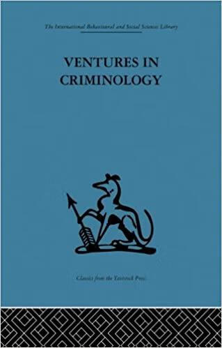 预订ventures in criminology: selected recent papers