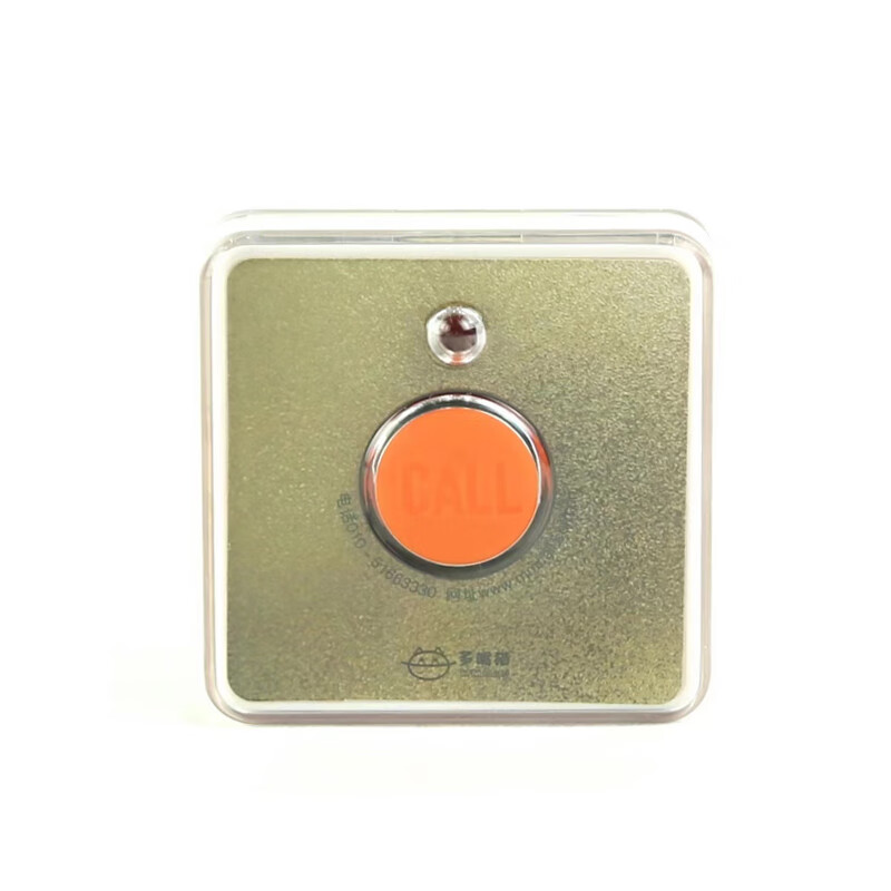 埠帝多嘴貓方形呼叫器無(wú)線(xiàn)服務(wù)呼叫器餐廳茶樓網(wǎng)吧咖啡廳服務(wù)鈴呼叫鈴 方形呼叫器（香檳金）