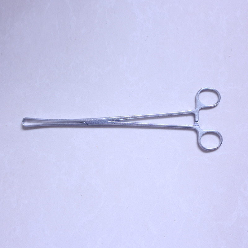 傲剑 子宫颈钳 25cm直弯头不锈钢宫颈剪 妇产科检查钳子 规格齐全
