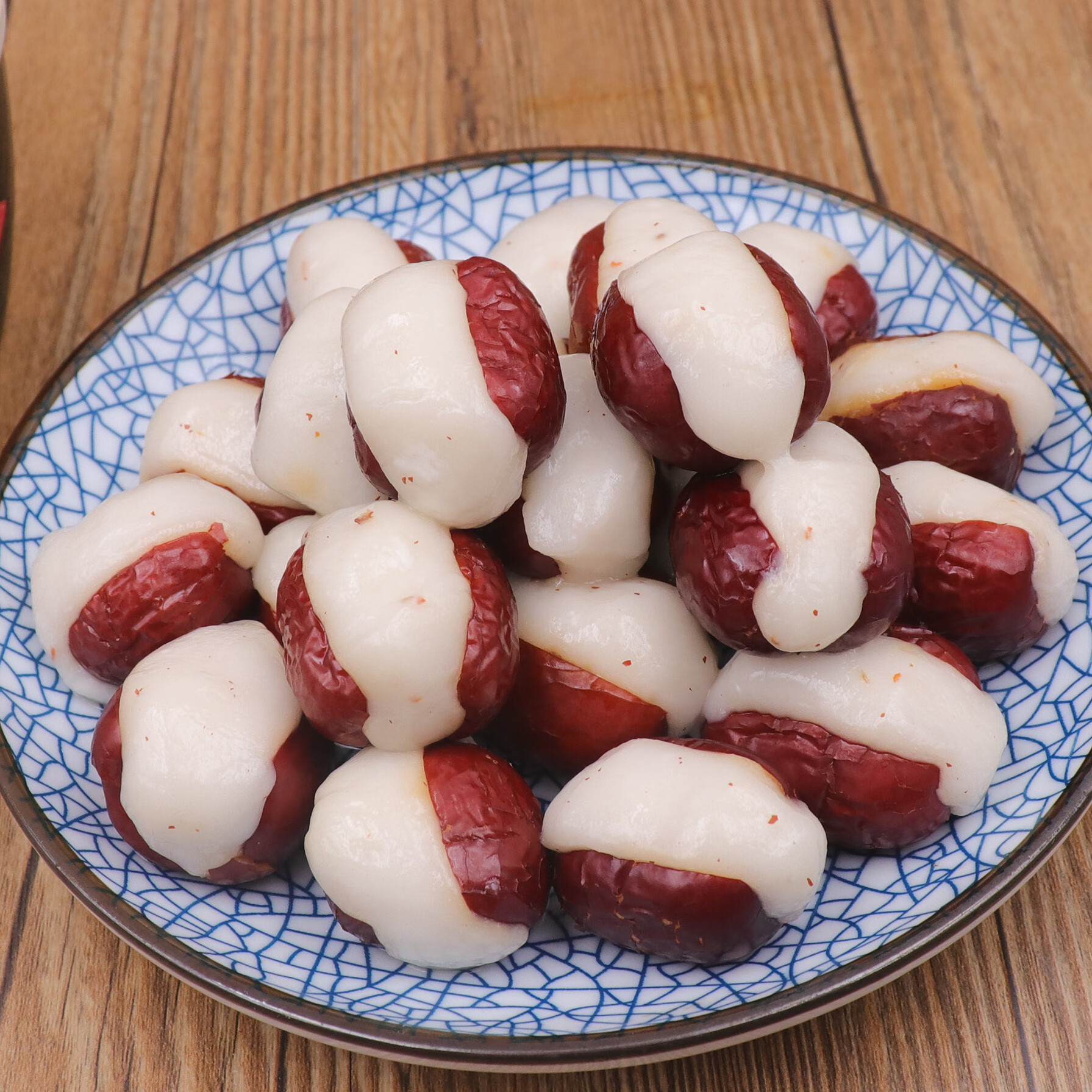 西瓜味的童话心太软红枣油炸糯米红枣甜点台州特产汤圆手工糕点心早餐